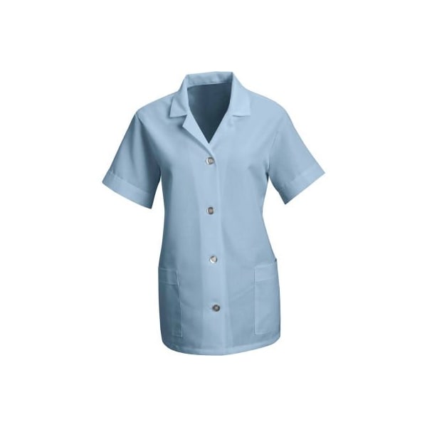 Red Kap Women's Smock Loose Fit Short Sleeve Light Blue XL - TP23